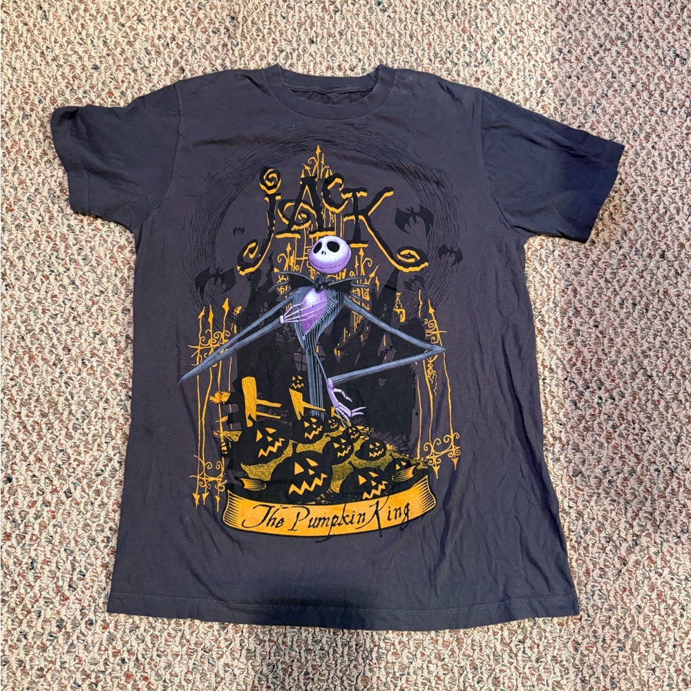 Jack Skellington Nightmare Before Christmas Pumpkin King Halloween Shirt